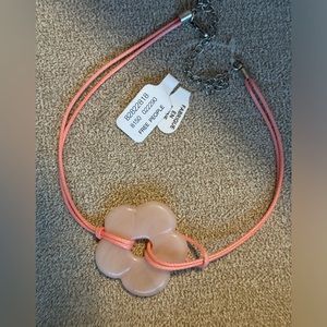 Free People Baby Flower Cord Choker